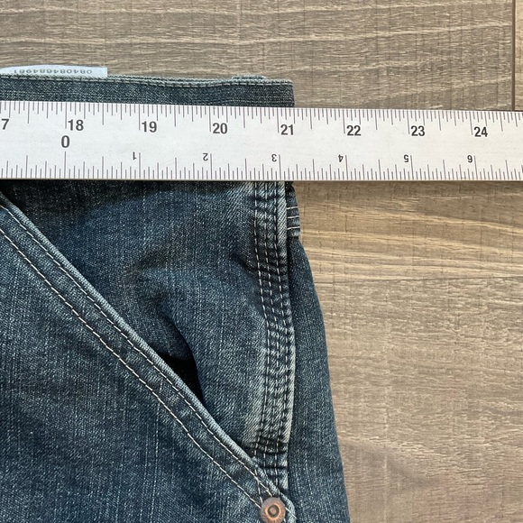 42x32 NWT Wrangler Carpenter Jeans Men’s Blue Dark Wash Relaxed 94LSWQW - Picture 6 of 14